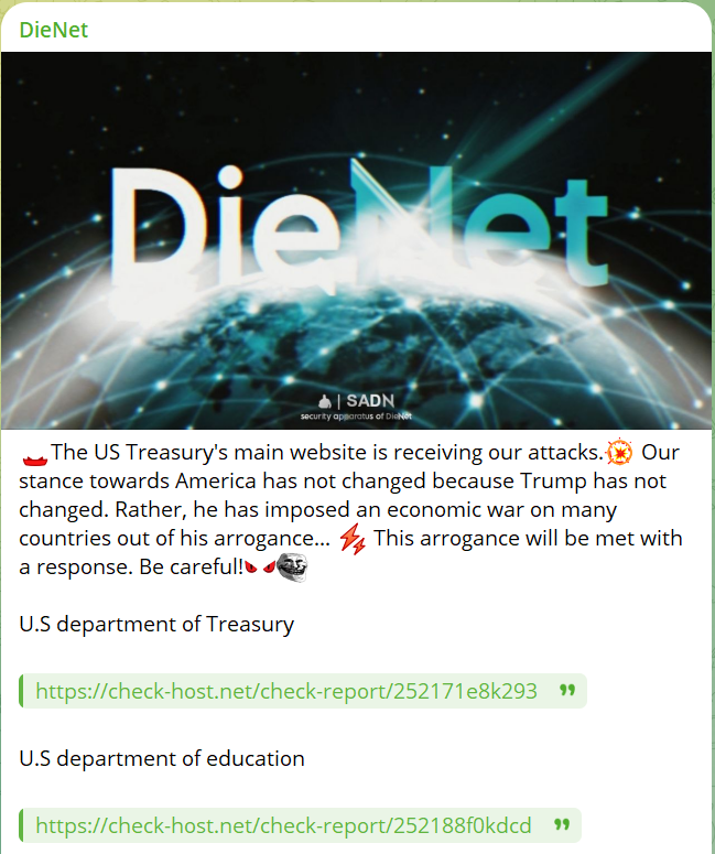 DieNet瞄准TreasuryDirect网站-xLab 威胁情报