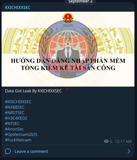 越南财政部涉嫌数据泄露-xLab 威胁情报