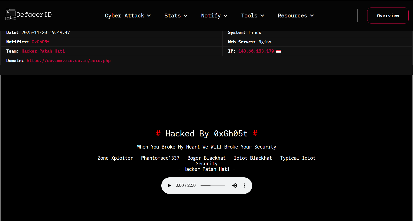 心碎的黑客瞄准Mavriq网站-xLab 威胁情报