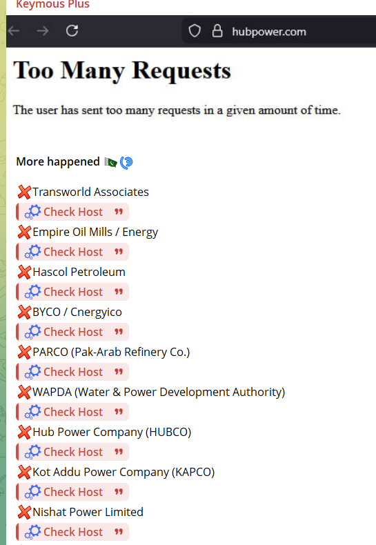 Keymous Plus针对Power中心有限公司(HUBCO)的网站-xLab 威胁情报