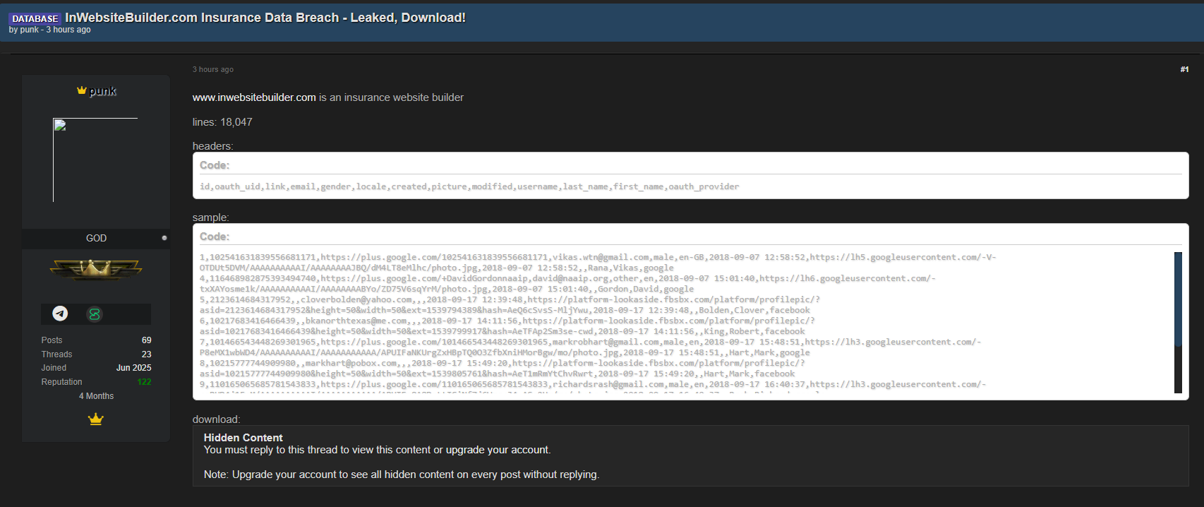 InWebsiteBuilder涉嫌数据外泄-xLab 威胁情报