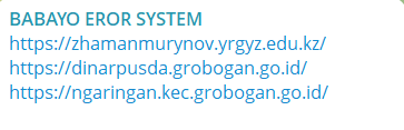 BABAYO EROR SYSTEM targets the website of Dinas Kearsipan dan Perpustakaan Daerah Kabupaten Grobogan-xLab 威胁情报