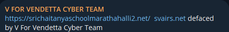 V FOR VENDETTA CYBER团队针对印度多个网站-xLab 威胁情报