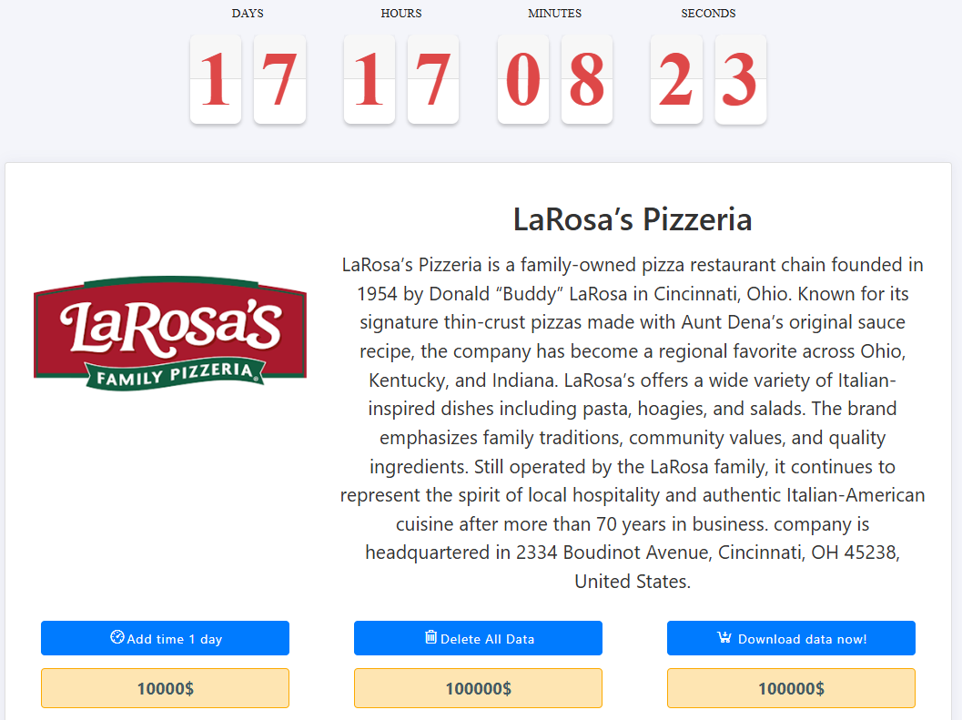 Inc.拉罗萨披萨店成为MEDUSA勒索软件的受害者-xLab 威胁情报