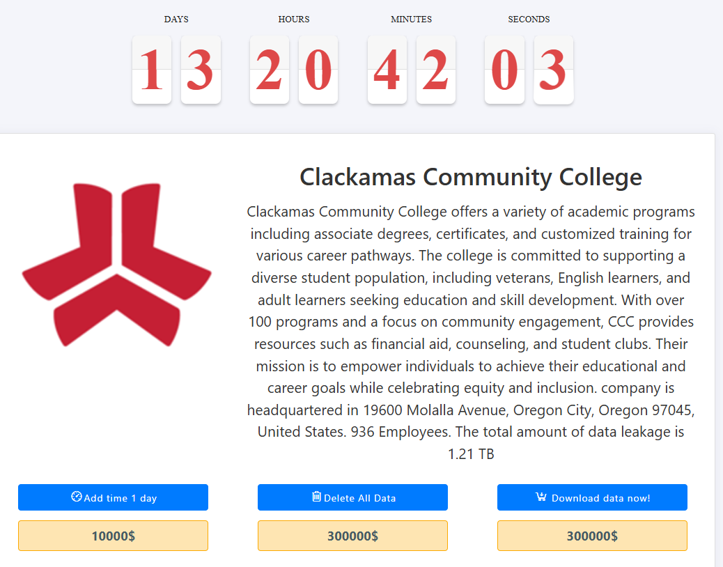 克拉克马斯社区学院成为MEDUSA勒索软件的受害者-xLab 威胁情报