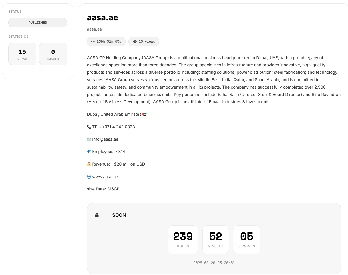 AASA CP HOLDING COMPANY falls victim to KRYBIT Ransomware-xLab 威胁情报