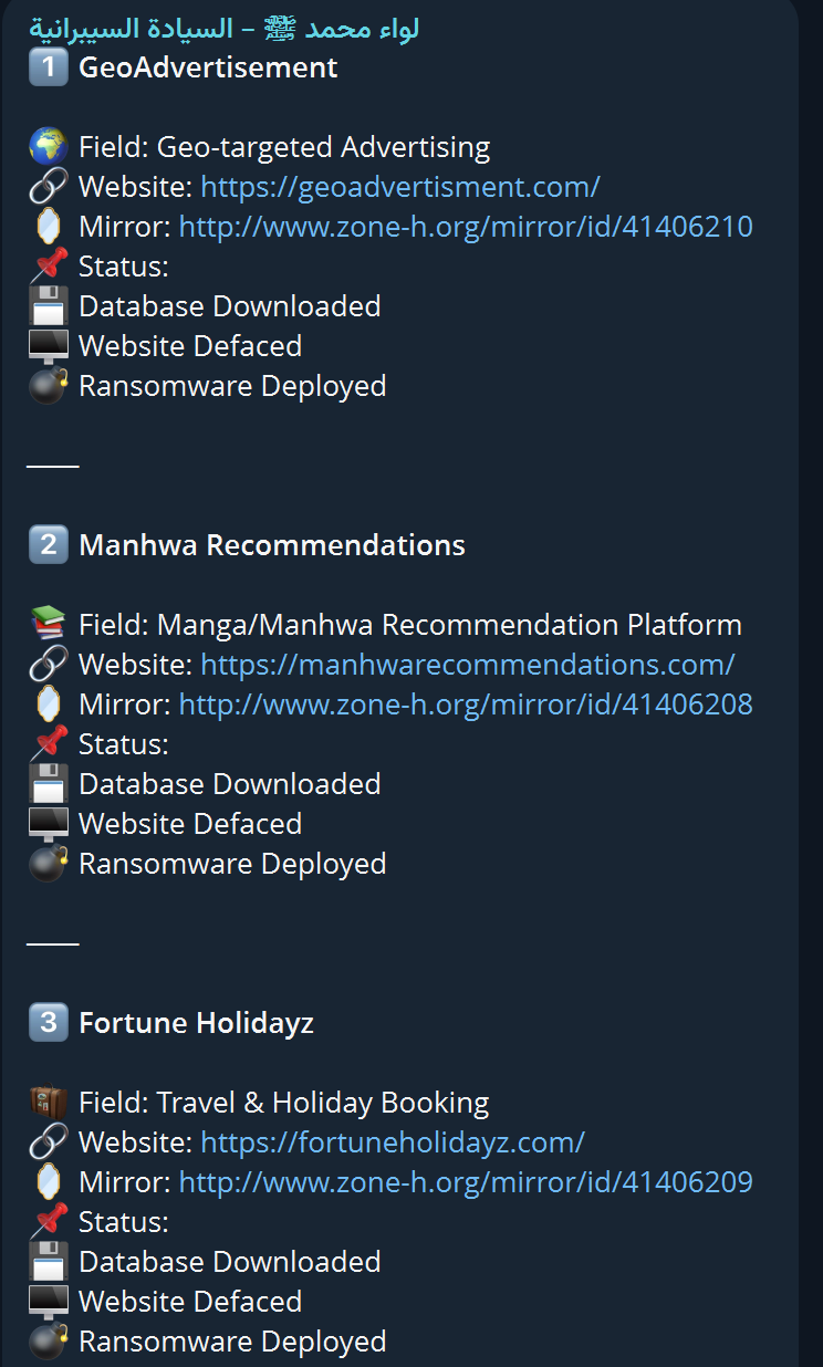 Liwaa Muhammad瞄准财富假日国际私人有限公司网站-xLab 威胁情报