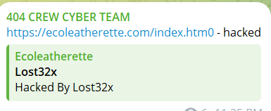 404船员CYBER团队瞄准生态人造革网站-xLab 威胁情报