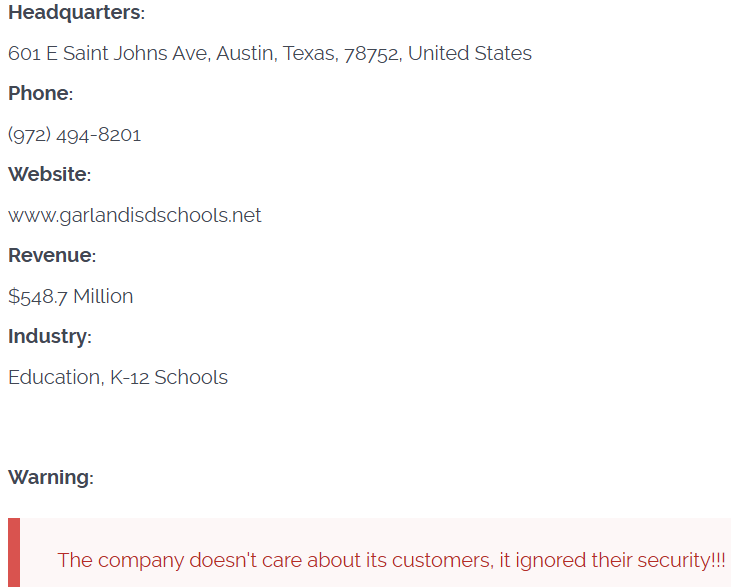 加兰独立学区成为CL0P勒索软件的受害者-xLab 威胁情报