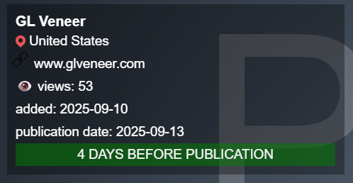 GL Veneer成为PLAY勒索软件的受害者-xLab 威胁情报