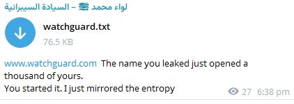 WatchGuard Technologies涉嫌数据泄露-xLab 威胁情报