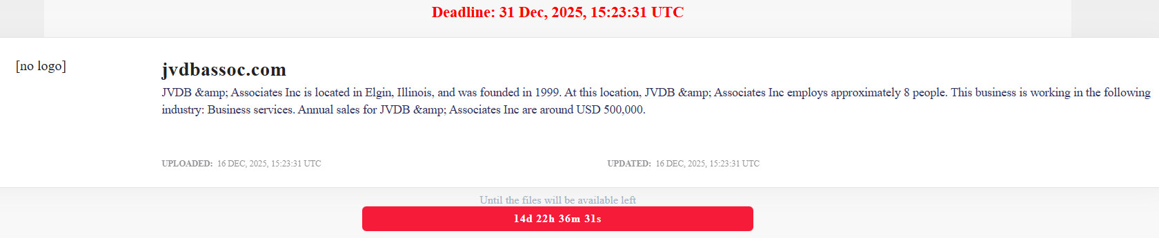 JVDB&Associates，Inc.瀑布victim到LOCKBIT 5.0勒索软件-xLab 威胁情报