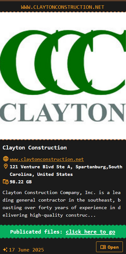 Clayton Construction Company,Inc成为DragonForce勒索软件的受害者-xLab 威胁情报