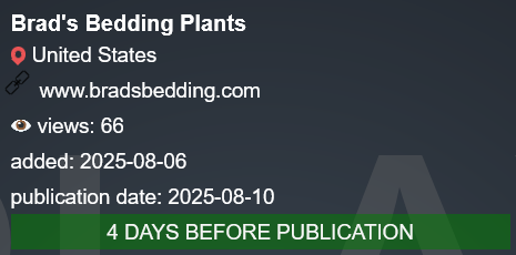 Brad's Bedding Plants,Inc成为PLAY勒索软件的受害者-xLab 威胁情报