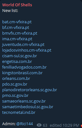Alleged leak of webshell access to Orleans & Castro International Business-xLab 威胁情报