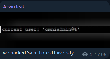 圣路易斯大学涉嫌数据泄露-xLab 威胁情报