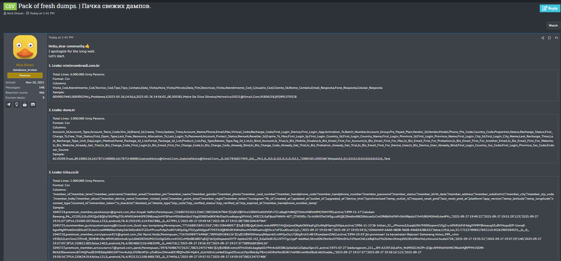 DigitalOcean涉嫌数据泄露-xLab 威胁情报