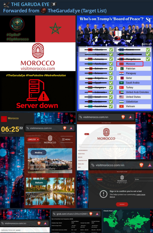 THE GARUDA EYE targets the website of Morocco Government & Online Tourism Portal-xLab 威胁情报
