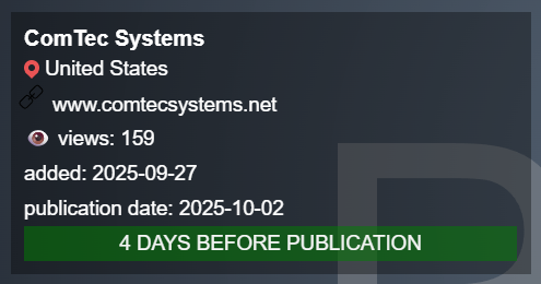 卡姆丹克系统公司成为PLAY勒索软件的受害者-xLab 威胁情报
