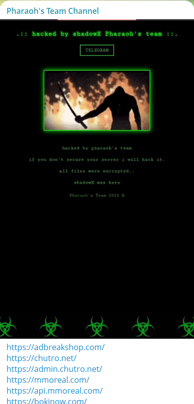 法老的团队频道针对MMoReal的网站-xLab 威胁情报