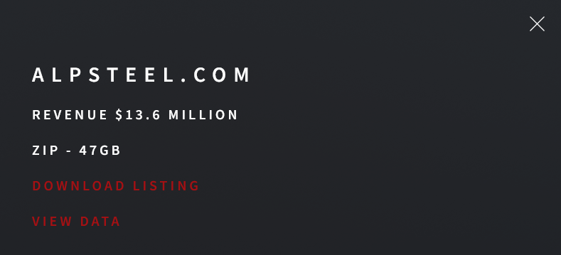 ALP Steel Corp.成为SAFEPAY勒索软件的受害者-xLab 威胁情报