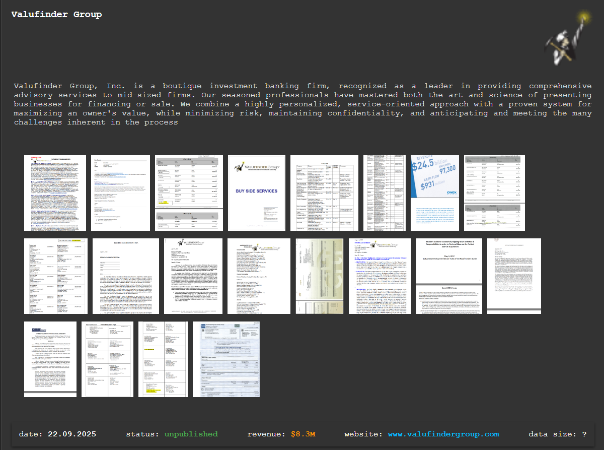 INC.ValuFinder Group成为BEAST勒索软件的受害者-xLab 威胁情报
