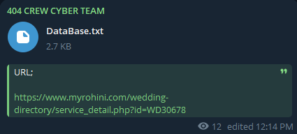 Rohini Vivah Sanstha涉嫌泄露SQL injection漏洞-xLab 威胁情报