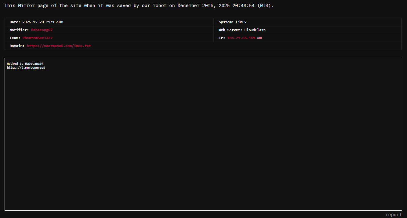 PhantomSec1337针对NearMeSEO的网站-xLab 威胁情报