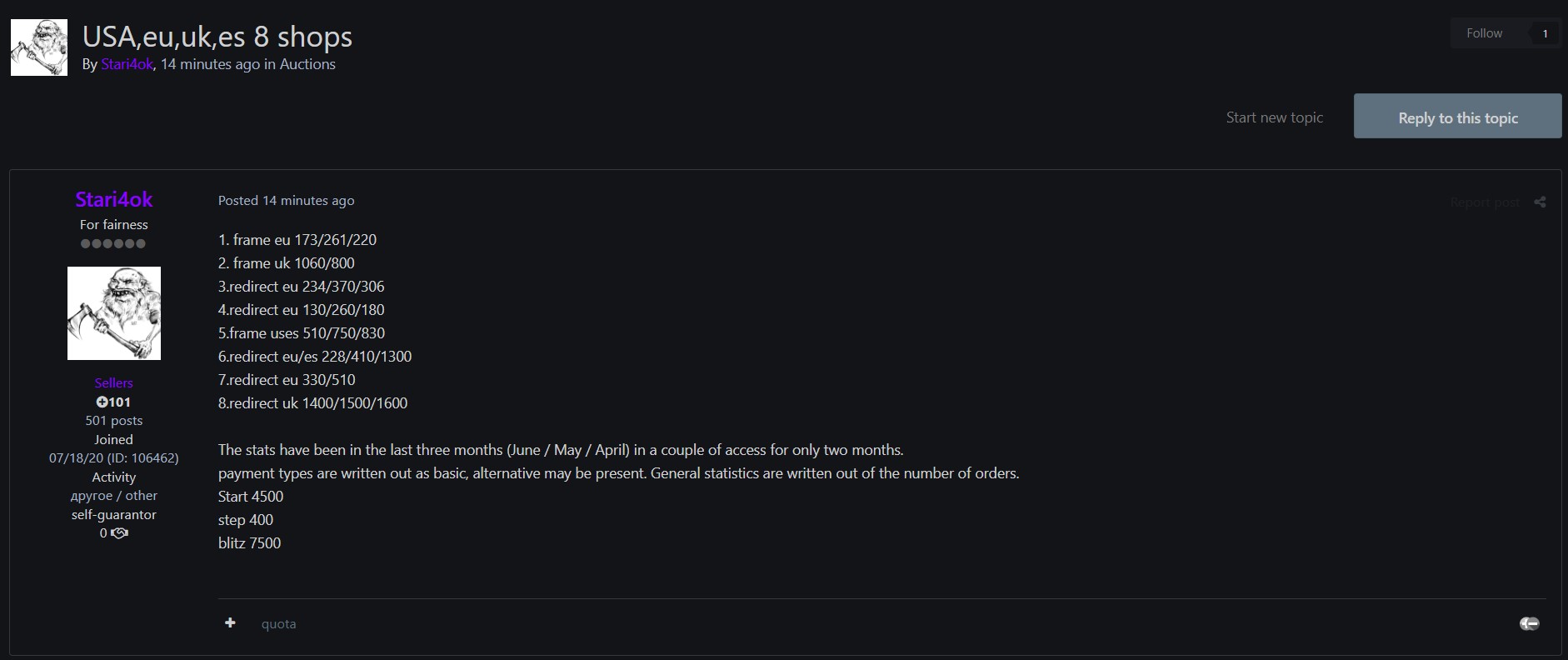 涉嫌出售未经授权进入多家商店-xLab 威胁情报