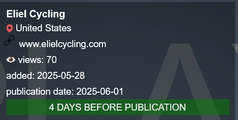 Eliel Cycling成为PLAY勒索软件的受害者-xLab 威胁情报