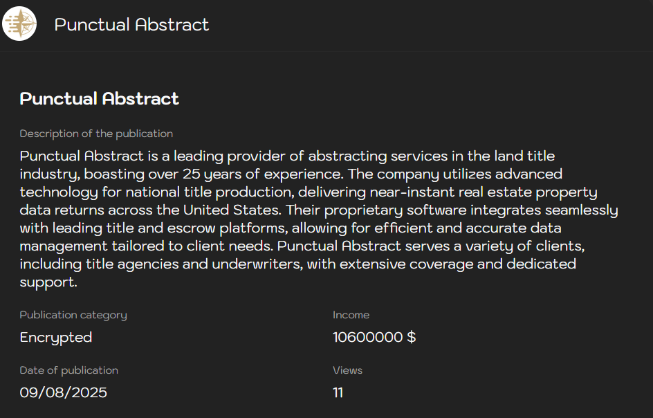 Punctual Abstract Co.成为Sinobi勒索软件的受害者-xLab 威胁情报