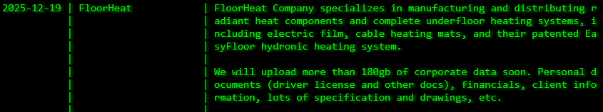 Floorheat victim落入akira勒索软件手中-xLab 威胁情报