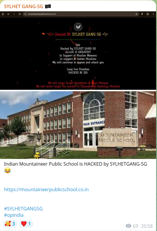 SYLHET GANG-SG瞄准登山者公立学校网站-xLab 威胁情报