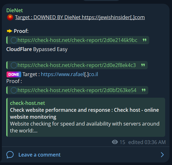 DieNet瞄准犹太内幕网站-xLab 威胁情报