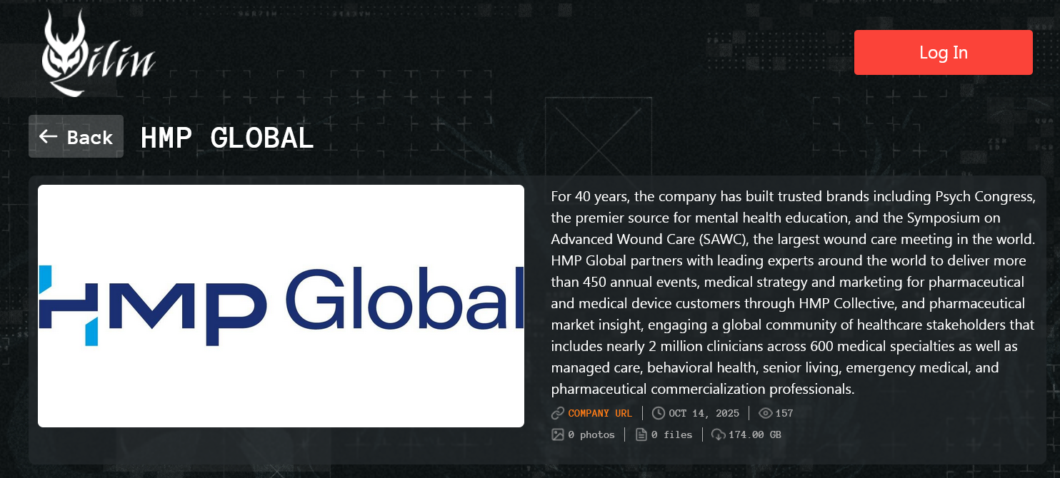 HMP Global成为Qilin勒索软件的受害者-xLab 威胁情报