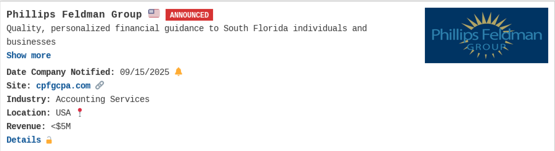 菲利普斯费尔德曼集团成为PEAR勒索软件的受害者-xLab 威胁情报