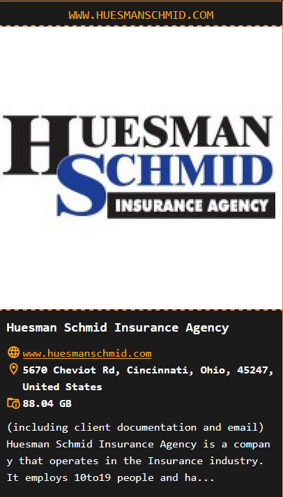 Huesman Schmid Insurance机构成为DragonForce勒索软件的受害者-xLab 威胁情报