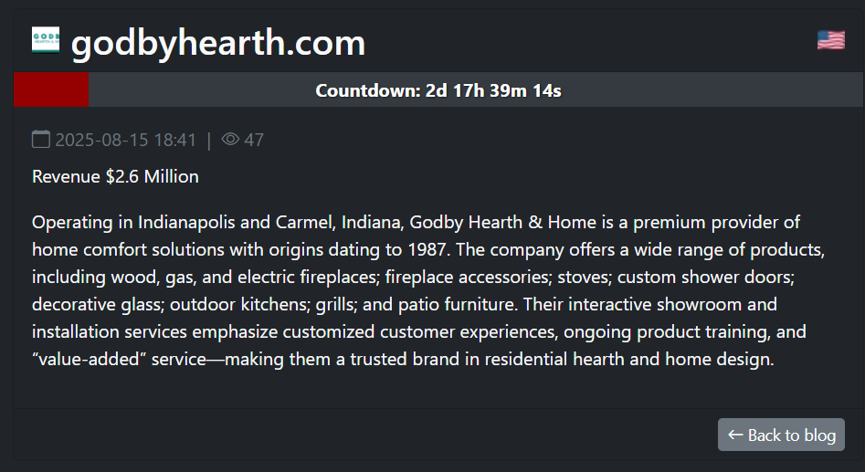 Godby Hearth&Home成为SAFEPAY勒索软件的受害者-xLab 威胁情报