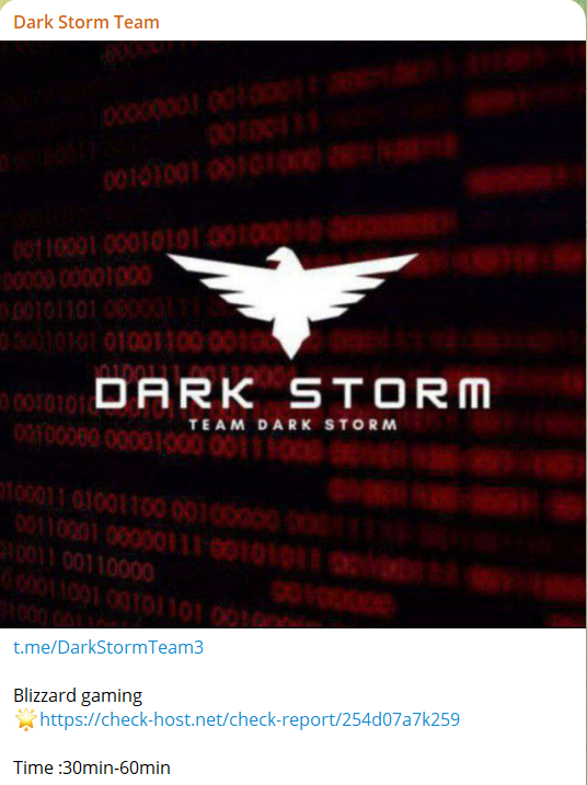 Dark Storm Team瞄准暴雪娱乐网站-xLab 威胁情报