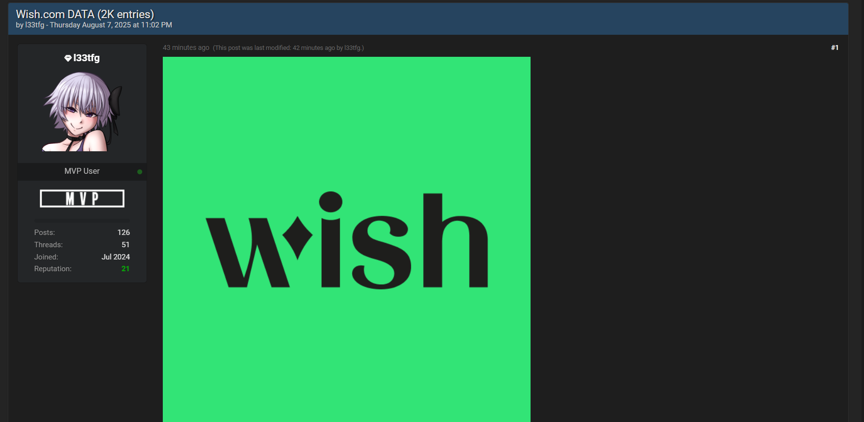 涉嫌数据外泄Wish-xLab 威胁情报