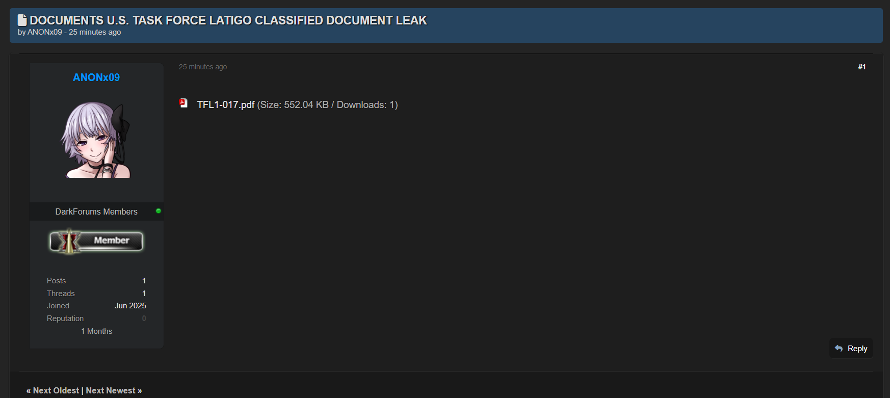 涉嫌文件泄露美国TASK部队拉蒂戈-xLab 威胁情报