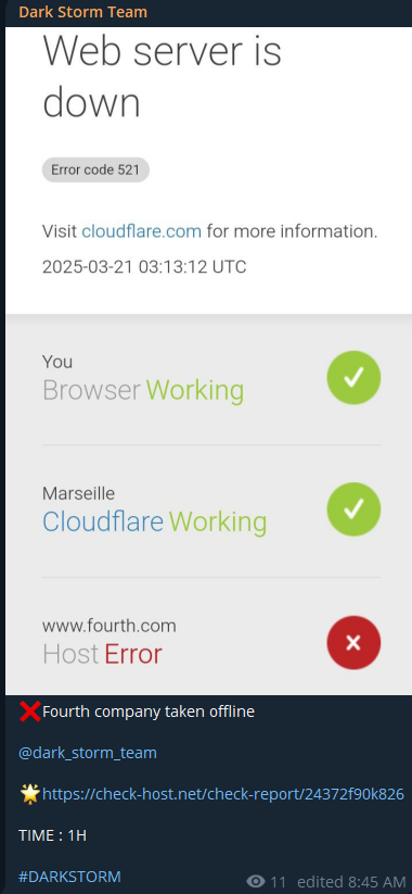 Dark Storm Team瞄准第四网站-xLab 威胁情报