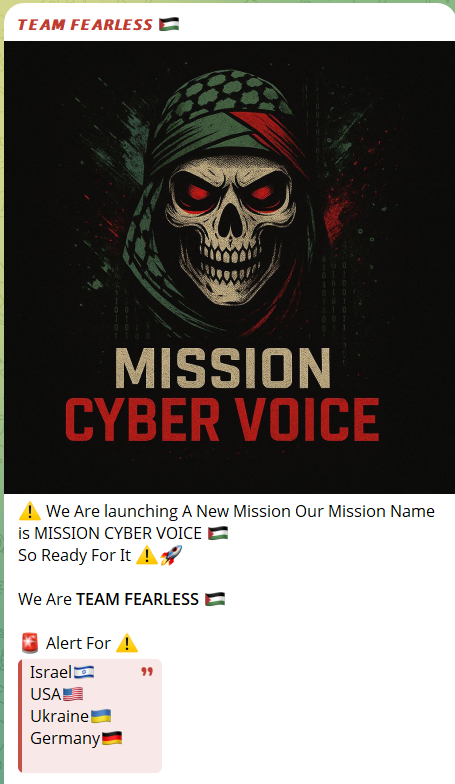 无畏团队声称针对多个国家-xLab 威胁情报