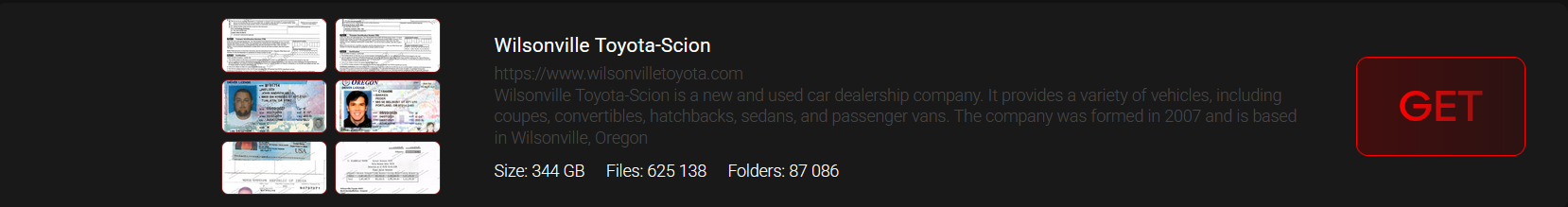 威尔逊维尔丰田成为INTERLOCK勒索软件的受害者-xLab 威胁情报