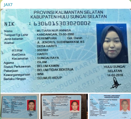 Alleged leak of an Indonesian National Identity Card-xLab 威胁情报