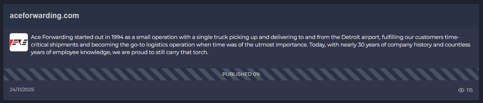 Ace Forwarding Inc.成为ThreeAM勒索软件的受害者-xLab 威胁情报