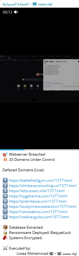 Liwaa Muhammad瞄准多个网站-xLab 威胁情报