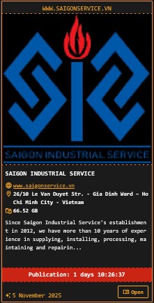 西贡工业服务J.S.C成为DragonForce勒索软件的受害者-xLab 威胁情报