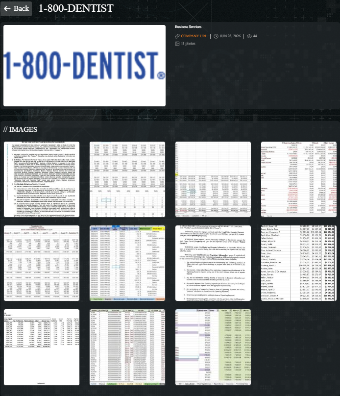 1-800-DENTIST falls victim to Qilin ransomware-xLab 威胁情报