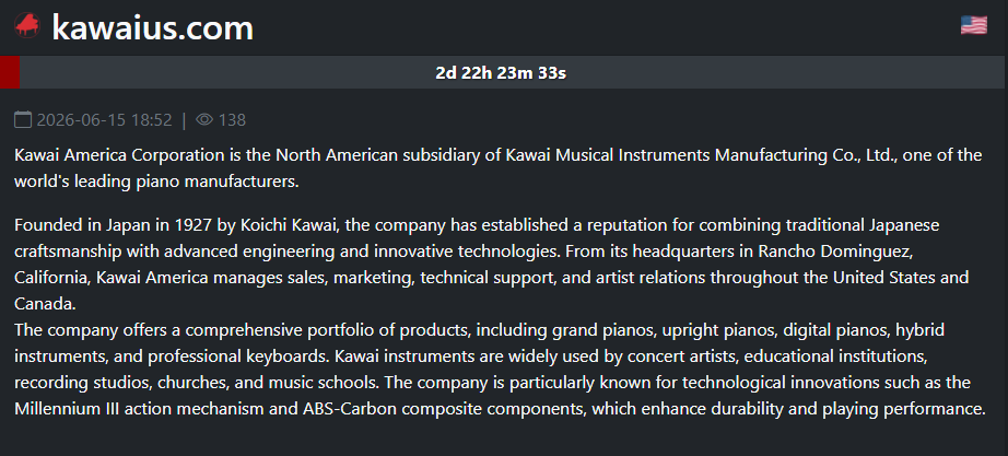 Kawai America falls victim to SAFEPAY Ransomware-xLab 威胁情报